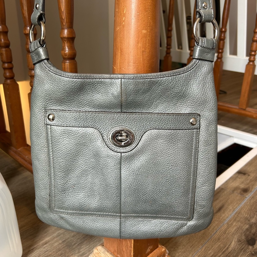 Coach penelope crossbody- silver